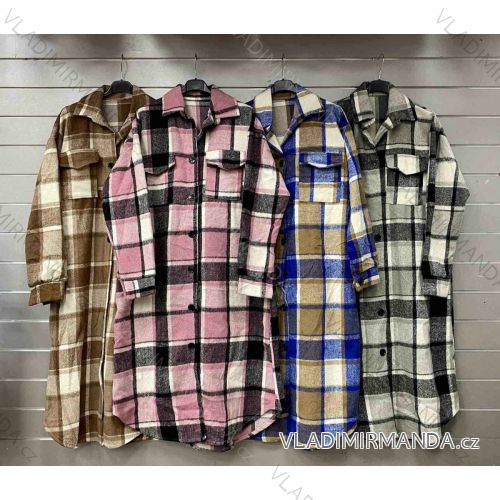 Kabát dlhý rukáv dámska (S/M ONE SIZE) TALIANSKA MÓDA IMWGS233533