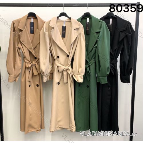 Kabát slabý trenčkot dámsky (S/M ONE SIZE) TALIANSKA MÓDA IMWAC2380359