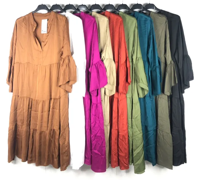 Šaty 3/4 rukáv dámske (S/M ONE SIZE) TALIANSKA MÓDA IMPBB23F12345