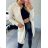 Cardigan pletený dlhý rukáv dámsky nadrozmer (L/XL ONE SIZE) TALIANSKA MÓDA IMD23611