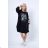 Šaty oversize dlhý rukáv dámske nadrozmer (XL/2XL ONE SIZE) TALIANSKA MÓDA IMD23629
