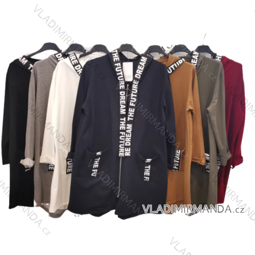 Mikina oversize predĺžená dlhý rukáv dámsky (S/M/L ONE SIZE) TALIANSKA MÓDA IMPLI239611