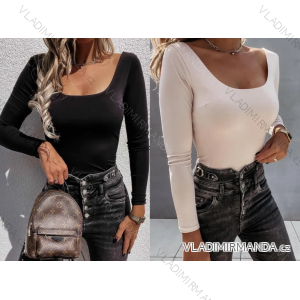 Tričko dlhý rukáv dámske (S/M ONE SIZE) TALIANSKA MÓDA IMPLI233735