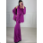 Nohavice dlhé elegantné dámske (S/M ONE SIZE) TALIANSKA MÓDA IMPBB232892lx