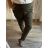 Nohavice dlhé dámske nadrozmer (2XL/3XL ONE SIZE) TALIANSKA MÓDA IMWQ23156/DUR čierna 2LX/3XL