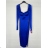 Šaty dlhé spoločenské dlhý rukáv dámske (S/M ONE SIZE) TALIANSKA MÓDA IMPBB23B24108
