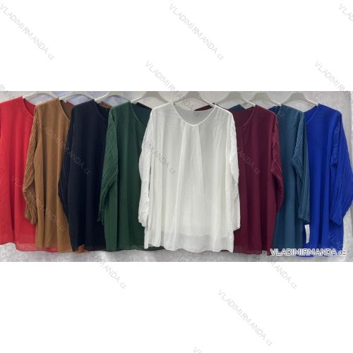 Tunika dlhý rukáv dámska nadrozmer (3XL/4XL ONE SIZE) TALIANSKA MÓDA IMWQ233883