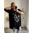 Tunika predĺžená dlhý rukáv dámska nadrozmer (3XL/4XL ONE SIZE) TALIANSKA MÓDA IMWQ233256