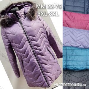 Kabát zimný dámsky nadrozmer (3XL-8XL) POLSKÁ MÓDA PMWMN23MM22-75