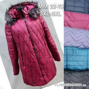 Kabát zimný dámsky nadrozmer (3XL-8XL) POLSKÁ MÓDA PMWMN23MM22-79