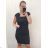 Šaty pouzdrové elegantní společenské dámske (2XL-4XL) TALIANSKA MóDA IMM23CAROL čierna 5XL