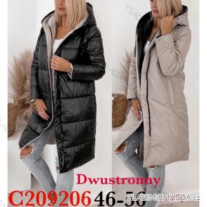 Kabát zimný obojstranný dámsky nadrozmer (46-56) POĽSKÁ MóDA PMWC23C209206