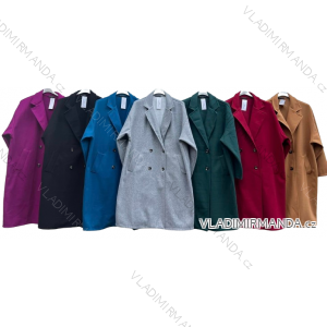 Kabát jesenný dlhý rukáv dámsky nadrozmer (3XL/4XL ONE SIZE) TALIANSKA MÓDA IMD23728