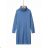 Šaty pletené s rolákom dlhý rukáv dámsky (S-XL) GLO-STORY GLO23WMY-4253
