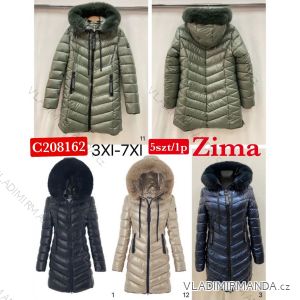 Kabát zimný obojstraný dámsky nadrozmer (3XL-7XL) POLSKÁ MóDA PMWC23C208162