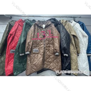 Bunda jesenná dámska nadrozmer (2XL/3XL ONE SIZE) TALIANSKA MÓDA IMWGL23004