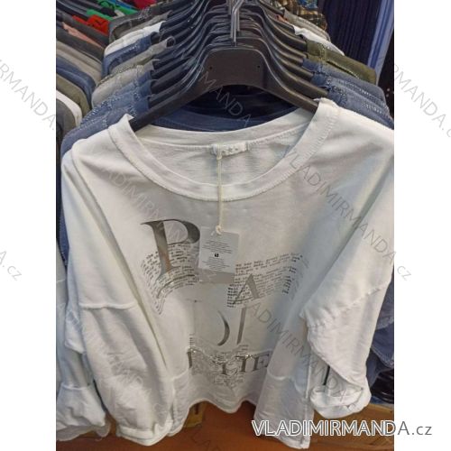 Tunika dlhý rukáv dámska (S/M/L ONE SIZE) TALIANSKA MÓDA IMB23040