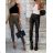Legíny dlhé koženkové dámske (S/M ONE SIZE) TALIANSKA MÓDA IMWAA233879