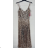 Šaty dlhé elegantné trblietavé s flitrami na ramienka dámske (S/M ONE SIZE) TALIANSKA MÓDA IMPBB23O6509