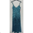 Šaty dlhé elegantné trblietavé s flitrami na ramienka dámske (S/M ONE SIZE) TALIANSKA MÓDA IMPBB23O6509