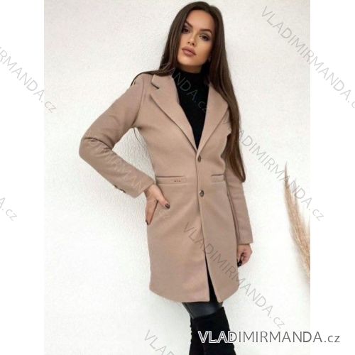 Kabát flaušový dlhý rukáv dámsky (S-XL) TALIANSKA MÓDA IMWCT233948