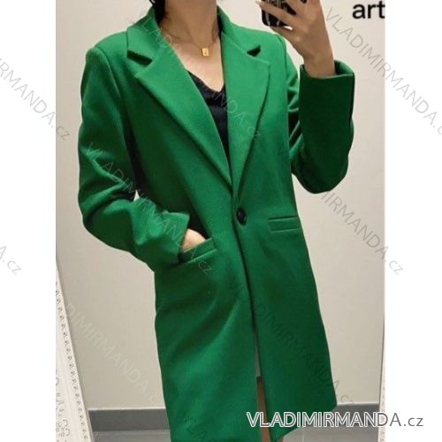 Kabát flaušový dlhý rukáv dámsky (S-XL) TALIANSKA MÓDA IMWCT233949