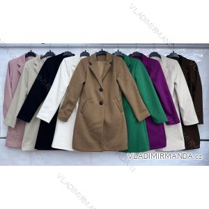 Kabát flaušový dlhý rukáv dámsky (S-XL) TALIANSKA MÓDA IMWCT233950