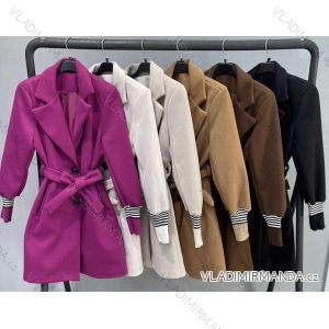 Kabát flaušový dlhý rukáv dámsky (S-XL) TALIANSKA MÓDA IMWCT233951