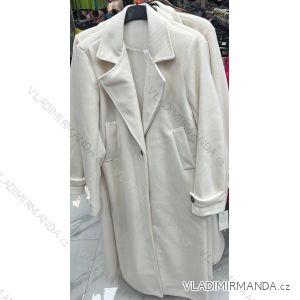 Kabát flaušový dlhý rukáv dámsky (S-XL) TALIANSKA MÓDA IMWGB233958
