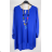 Tunika/Blúzka s príveskom dlhý rukáv dámska (S/M ONE SIZE) TALIANSKA MÓDA IMPBB2323397h