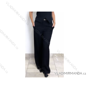 Nohavice s opaskom dlhé dámske (S/M ONE SIZE) TALIANSKA MÓDA IMPDY23LS20108