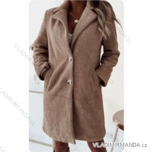 Kabát flaušový dlhý rukáv dámsky (SL) TALIANSKA MÓDA IMWBL23020