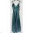 Šaty elegantné spoločenské na ramienka dámske (S/M ONE SIZE) TALIANSKA MÓDA IMPBB2480870bl