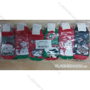 Ponožky členkové vianočné dámske (35-38, 38-41) AURA.VIA AURA23SNDV555
