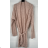 Cardigan teplý pletený dlhý rukáv dámsky (S/M ONE SIZE) TALIANSKA MÓDA IMPBB23J1396