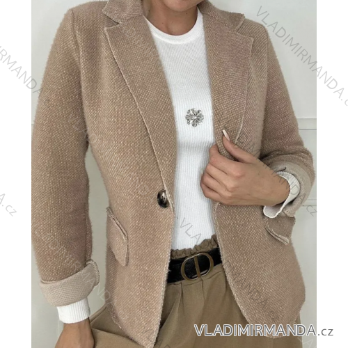 Sako dlhý rukáv dámske (S/M ONE SIZE) TALIANSKA MÓDA IMPBB23E16393