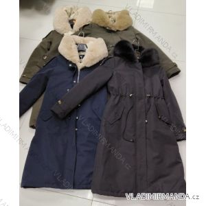 Kabát zimný s kožúškom dámsky (S-XL) TALIANSKA MÓDA IMWWM23104