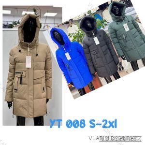 Kabát zimný s kapucňou dámsky (S-2XL) POLSKÁ MÓDA PMWBG23YT008