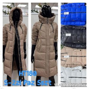 Kabát zimný s kapucňou dámsky (S-2XL) POLSKÁ MÓDA PMWBG23HT180