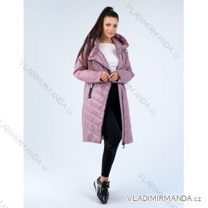 Kabát zimný s kapucňou dámsky nadrozmer (44-54) POLSKÁ MÓDA PMWBG23907