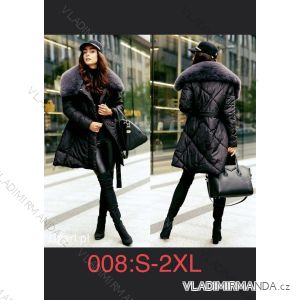 Kabát zimný s kapucňou dámsky (S-2XL) POLSKÁ MÓDA PMWD23008