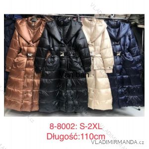 Kabát zimní s kapucí dámský (S-2XL) POLSKÁ MÓDAPMWD238-8002