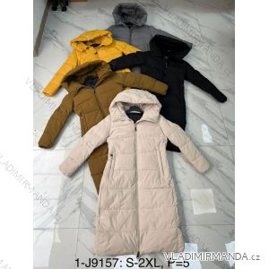 Kabát zimný s kapucňou dámsky (S-2XL) POLSKÁ MÓDA PMWD231-J9157