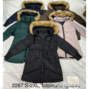Kabát zimný s odopínateľnými rukávmi dámsky (S-2XL) POLSKÁ MÓDA PMWD232287