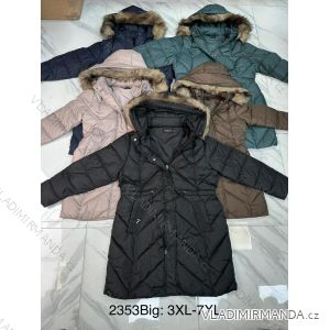 Kabát zimný dámsky nadrozmer (3XL-7XL) POLSKÁ MÓDA PMWD232253B