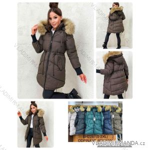 Kabát zimný s odopínateľnými rukávmi dámsky (S-2XL) POLSKÁ MÓDA PMWD23BH2287
