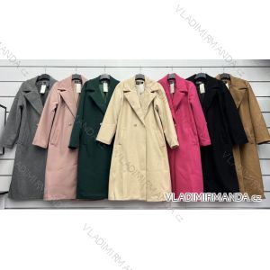 Kabát flaušový oversize dlhý rukáv dámsky (S/M/L ONE SIZE) TALIANSKA MÓDA IMWKK23007