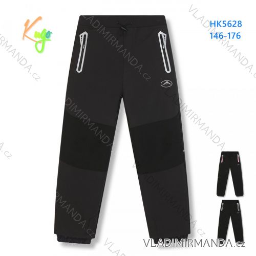 Nohavice softshellové dorast chlapčenské a dievčenské (146-176) KUGO HK5628