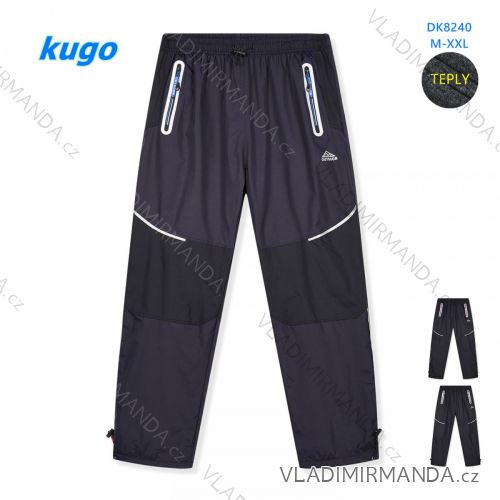 Nohavice šusťákové zateplené flaušom pánske a dámske (M-2XL) KUGODK8240