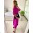 Šaty košeľové s opaskom dlhý rukáv dámske (S/M ONE SIZE) TALIANSKA MÓDA IMPBB22E9511/DUR khaki S/M